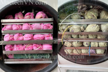 Marinated lotus tea dryer, drying lotus tea with scale of 50 – 200 flowers