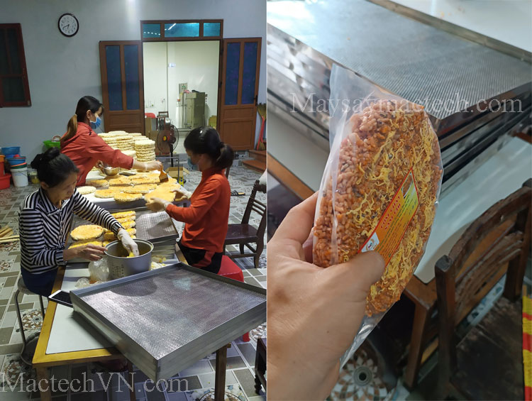 Nam Chi crispy rice cracker, Thanh Hoa provice, use Mactech dryer