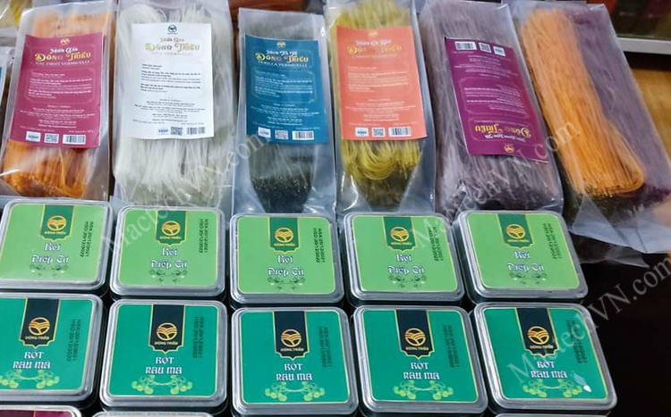 Dong Trieu Dong Trieu Clean Agriculture CooperativeCooperative produces rice vermicelli and vegetable vermicelli