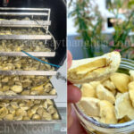 Thanh Hung dried durian, high quality crispy dried durian product