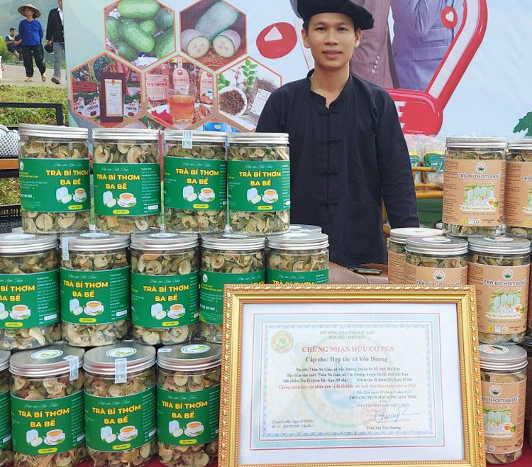 Dia Linh Cooperative, Ba Be, Bac Kan, you can refer to the production of pumpkin tea, winter melon tea and know how to use a tea dryer