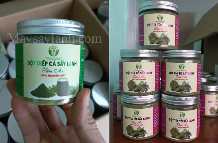 Nhan Thien Tam An Company, produces dried vegetable powders