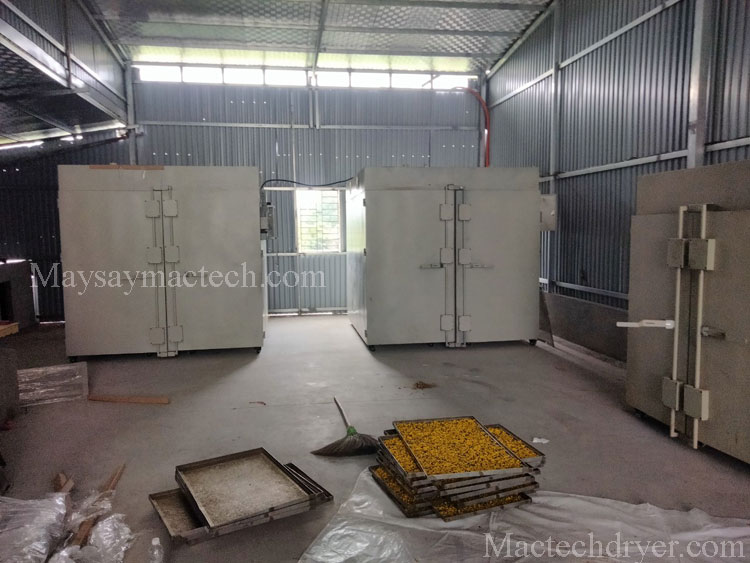 Chrysanthemum drying facility, Hoa Thien Phu Cooperative